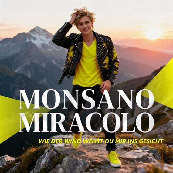 Monsano Miracolo „Wie der Wind wehst du mir ins Gesicht“ (Cover Brunner & Brunner)
