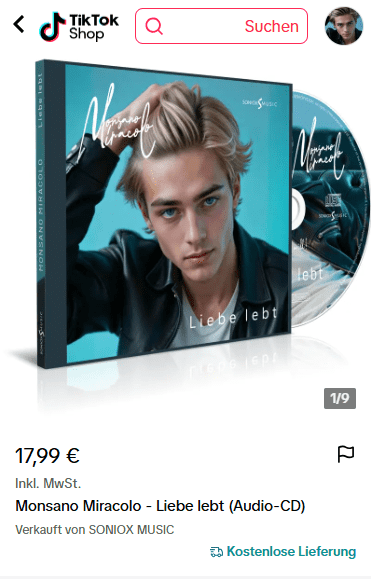 Monsano Miracolo im TikTok-Shop